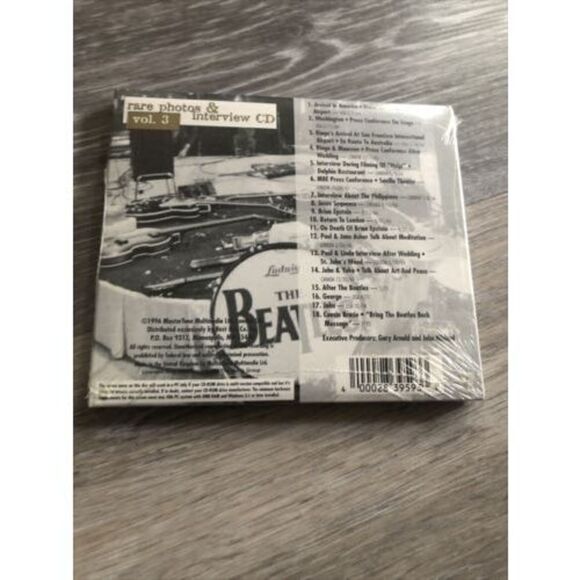 THE BEATLES "Rare Photos & Interview Vol. 3" NEW FACTORY SEALED CD Compact Disc - Picture 4 of 6